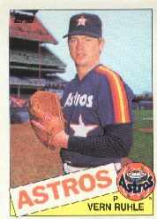 1985 Topps Baseball Cards      426     Vern Ruhle